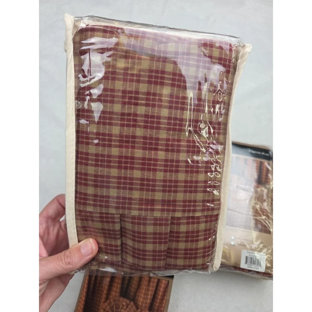 2 NEW Donna Sharp CAMPFIRE PLAID 25